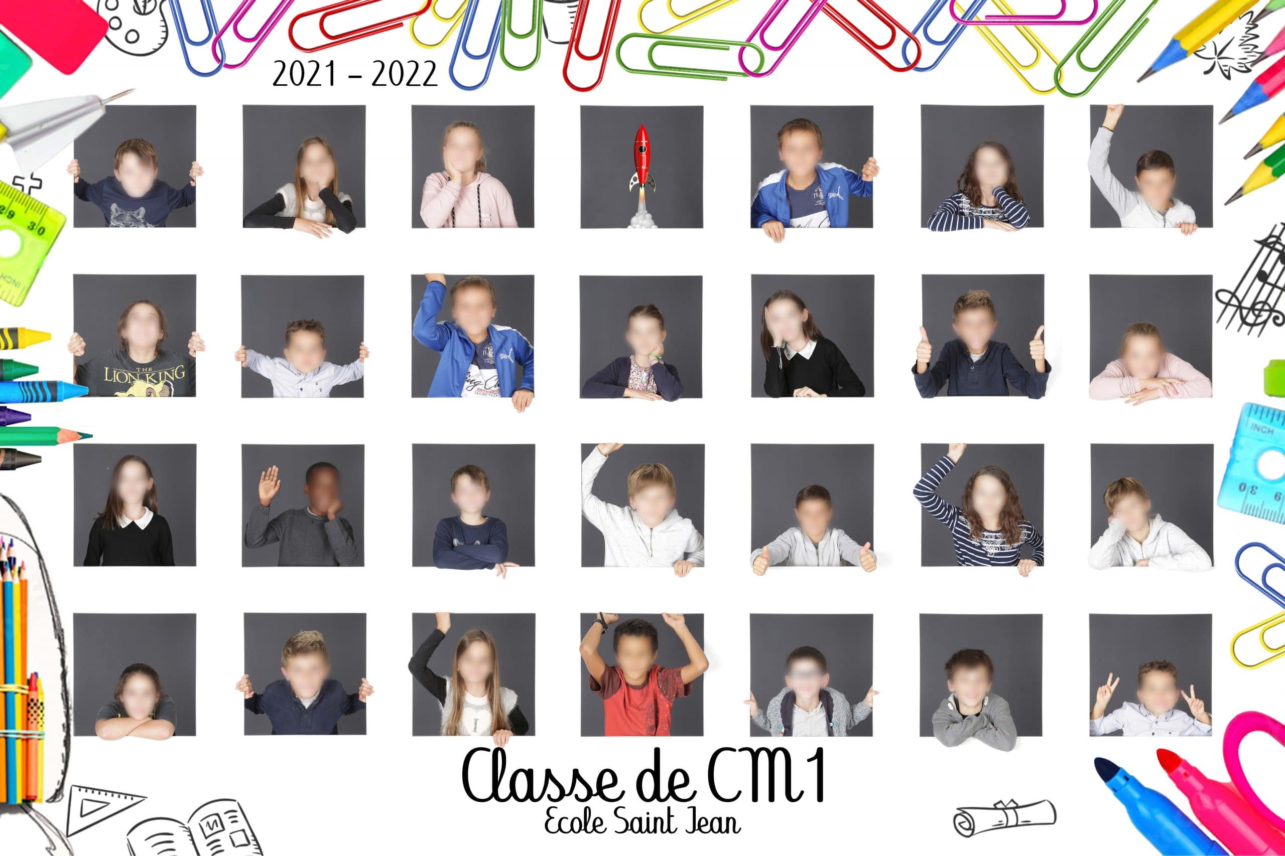 Photo de classe cadre